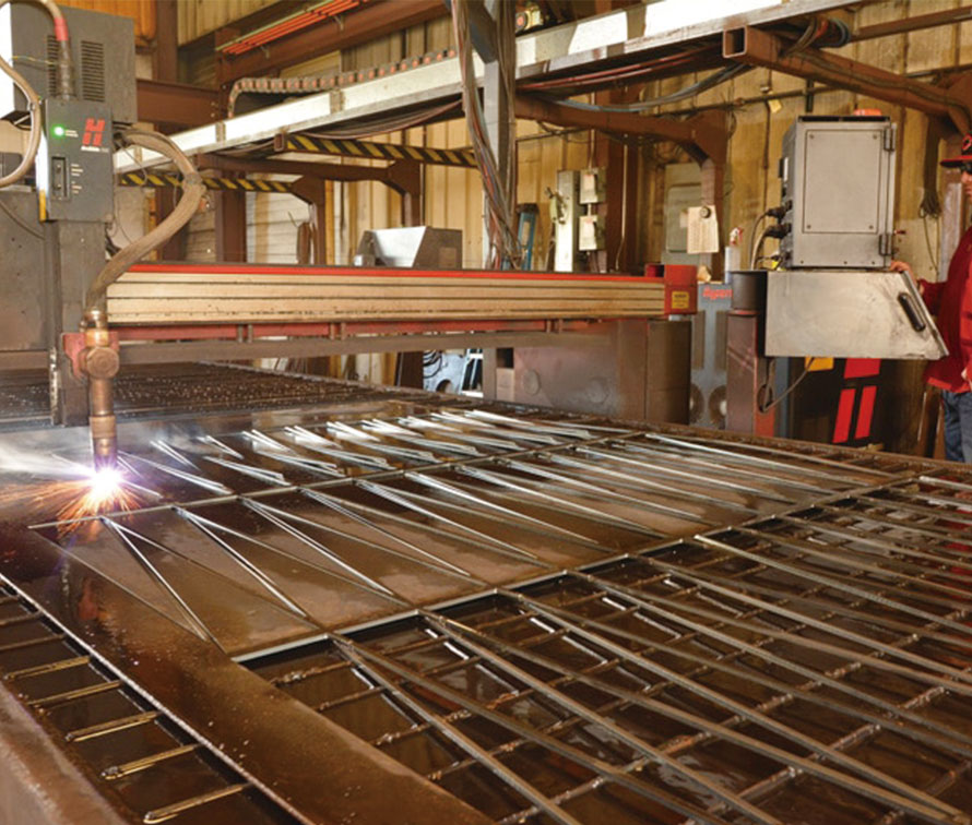 Galvanized steel punching plate